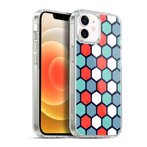 Cat Coquillette Patterns 6 Honeycomb Coral Soft Gel Case for Apple iPhone 12 / iPhone 12 Pro & MagSafe
