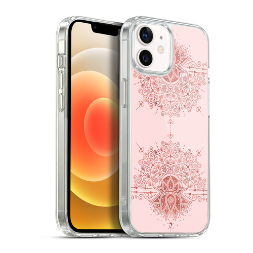Cat Coquillette Patterns 6 Lotus Bloom Mandala 1 Soft Gel Case for Apple iPhone 12 / iPhone 12 Pro & MagSafe