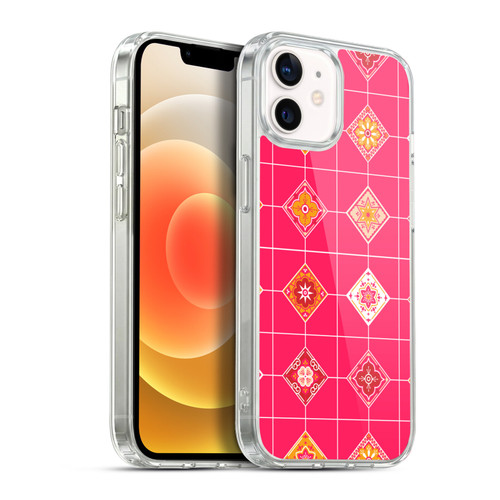 Cat Coquillette Patterns 6 Mexican Tile 3 Soft Gel Case for Apple iPhone 12 / iPhone 12 Pro & MagSafe