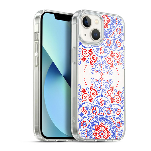 Cat Coquillette Patterns 6 Moroccan Mandala Soft Gel Case for Apple iPhone 13