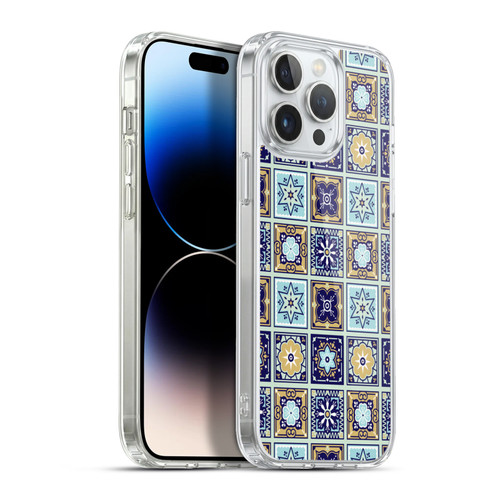 Cat Coquillette Patterns 6 Mexican Tile 2 Soft Gel Case for Apple iPhone 13 Pro Max & MagSafe