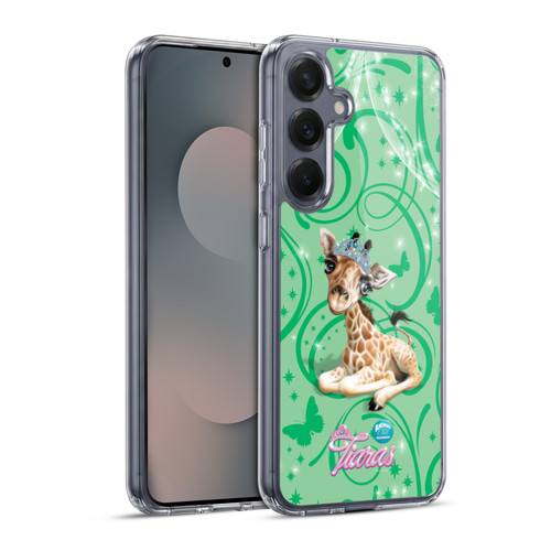 Animal Club International Pet Royalties Giraffe Soft Gel Case for Samsung Galaxy S25+ & MagSafe