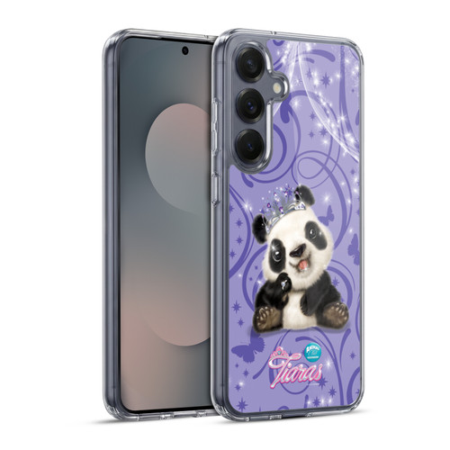 Animal Club International Pet Royalties Panda Soft Gel Case for Samsung Galaxy S25+ & MagSafe