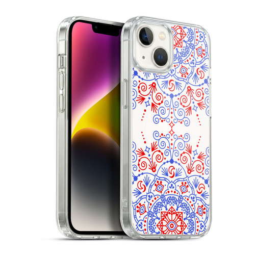 Cat Coquillette Patterns 6 Moroccan Mandala Soft Gel Case for Apple iPhone 14 Plus & MagSafe
