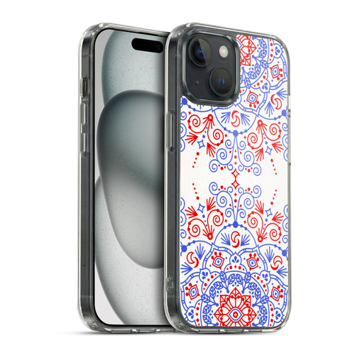 Cat Coquillette Patterns 6 Moroccan Mandala Soft Gel Case for Apple iPhone 15 & MagSafe