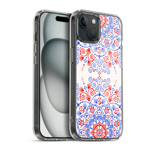 Cat Coquillette Patterns 6 Moroccan Mandala Soft Gel Case for Apple iPhone 15 Plus & MagSafe