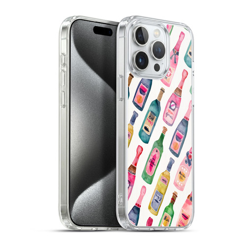 Cat Coquillette Patterns 6 Champagne Pattern Soft Gel Case for Apple iPhone 15 Pro Max & MagSafe