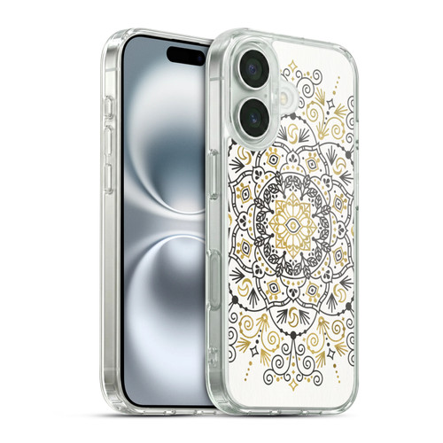 Cat Coquillette Patterns 6 Moroccan Mandala 1 Soft Gel Case for Apple iPhone 16 & MagSafe