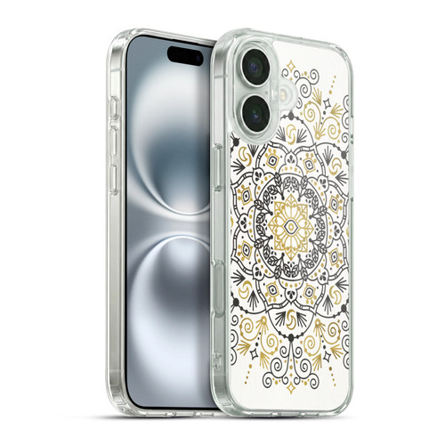 Cat Coquillette Patterns 6 Moroccan Mandala 1 Soft Gel Case for Apple iPhone 16 Plus & MagSafe