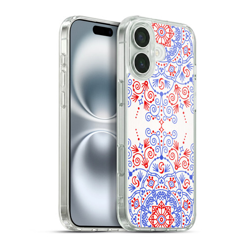 Cat Coquillette Patterns 6 Moroccan Mandala Soft Gel Case for Apple iPhone 16 Plus & MagSafe