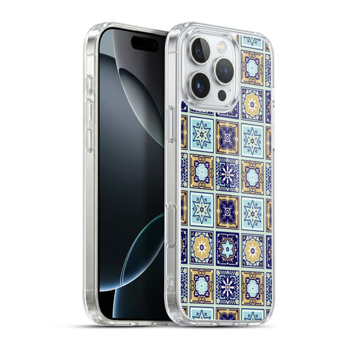 Cat Coquillette Patterns 6 Mexican Tile 2 Soft Gel Case for Apple iPhone 16 Pro Max & MagSafe