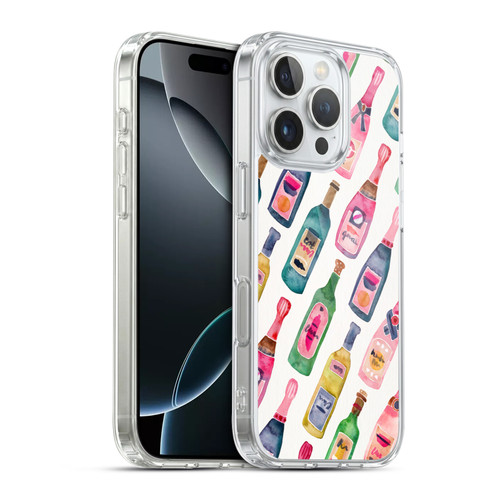 Cat Coquillette Patterns 6 Champagne Pattern Soft Gel Case for Apple iPhone 16 Pro & MagSafe