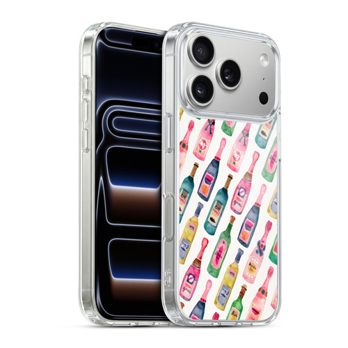 Cat Coquillette Patterns 6 Champagne Pattern Soft Gel Case for Apple iPhone 17 Pro