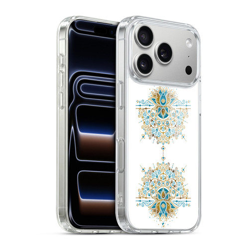 Cat Coquillette Patterns 6 Lotus Bloom Mandala 2 Soft Gel Case for Apple iPhone 17 Pro