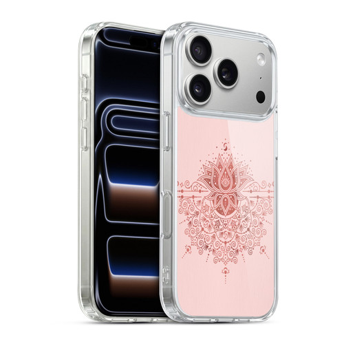 Cat Coquillette Patterns 6 Lotus Bloom Mandala 3 Soft Gel Case for Apple iPhone 17 Pro