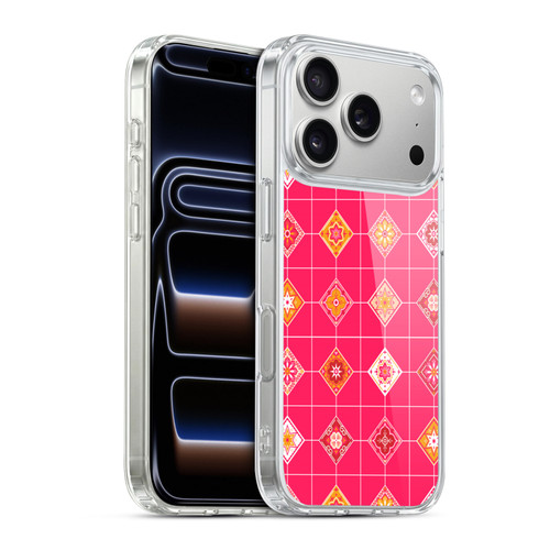 Cat Coquillette Patterns 6 Mexican Tile 3 Soft Gel Case for Apple iPhone 17 Pro