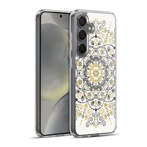 Cat Coquillette Patterns 6 Moroccan Mandala 1 Soft Gel Case for Samsung Galaxy S24+ 5G & MagSafe