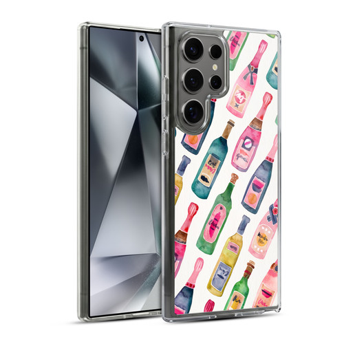 Cat Coquillette Patterns 6 Champagne Pattern Soft Gel Case for Samsung Galaxy S24 Ultra 5G & MagSafe