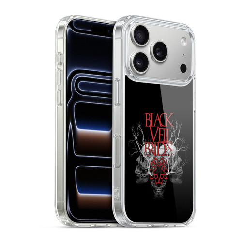 Black Veil Brides Band Art Skull Branches Soft Gel Case for Apple iPhone 17 Pro