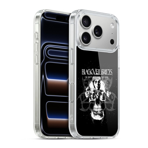 Black Veil Brides Band Art Skull Faces Soft Gel Case for Apple iPhone 17 Pro