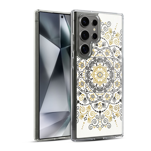 Cat Coquillette Patterns 6 Moroccan Mandala 1 Soft Gel Case for Samsung Galaxy S24 Ultra 5G & MagSafe