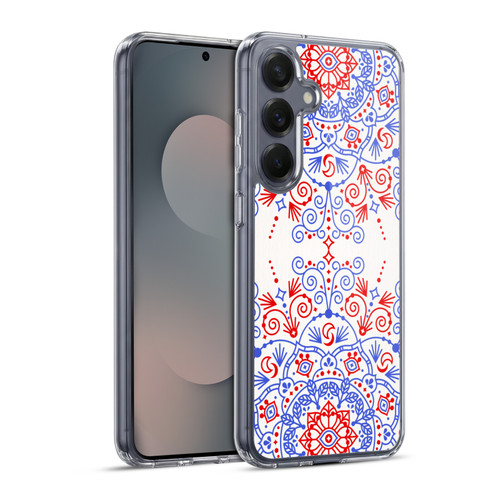 Cat Coquillette Patterns 6 Moroccan Mandala Soft Gel Case for Samsung Galaxy S25+ & MagSafe