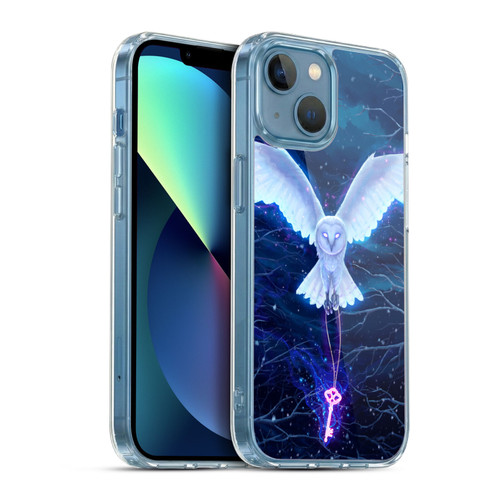 Christos Karapanos Mythical Art Wisdom Key Soft Gel Case for Apple iPhone 13 Mini & MagSafe