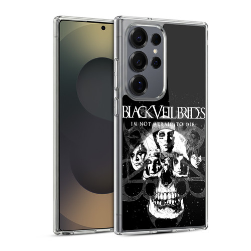 Black Veil Brides Band Art Skull Faces Soft Gel Case for Samsung Galaxy S25 Ultra & MagSafe