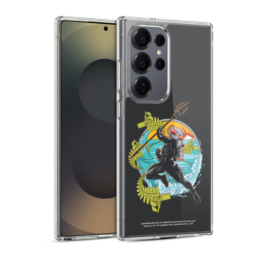 Aquaman And The Lost Kingdom Graphics Black Manta Art Soft Gel Case for Samsung Galaxy S25 Ultra & MagSafe
