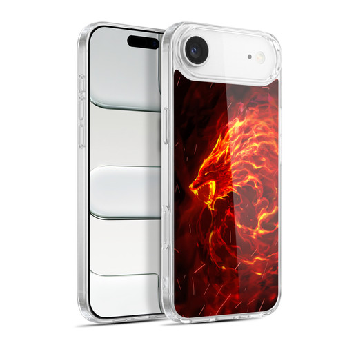 Christos Karapanos Mythical Art Wolf Spirit Soft Gel Case for Apple iPhone 17 Air
