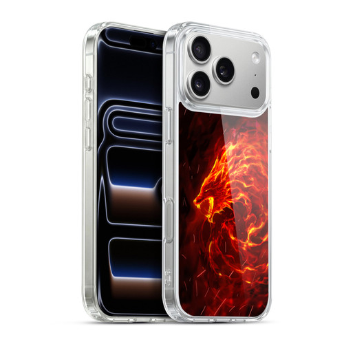 Christos Karapanos Mythical Art Wolf Spirit Soft Gel Case for Apple iPhone 17 Pro Max