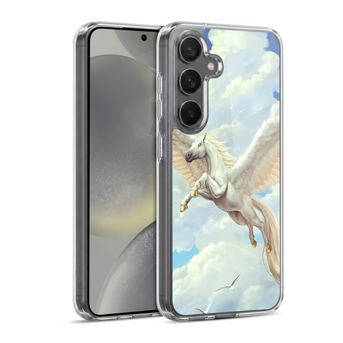 Christos Karapanos Mythical Art Pegasus Soft Gel Case for Samsung Galaxy S24 5G & MagSafe
