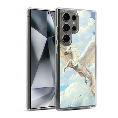 Christos Karapanos Mythical Art Pegasus Soft Gel Case for Samsung Galaxy S24 Ultra 5G & MagSafe