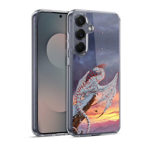 Christos Karapanos Mythical Art Nijuri Hills Soft Gel Case for Samsung Galaxy S25 & MagSafe