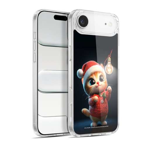 D.S. Valori Kitty And Puppy Kitty Christmas Light Soft Gel Case for Apple iPhone 17 Air