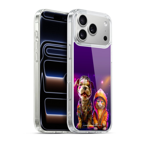D.S. Valori Kitty And Puppy Hip Hop Pals Soft Gel Case for Apple iPhone 17 Pro Max