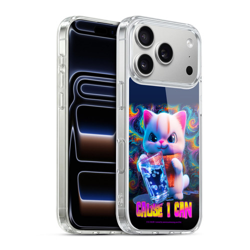 D.S. Valori Kitty And Puppy Kitty Cause I Can Soft Gel Case for Apple iPhone 17 Pro