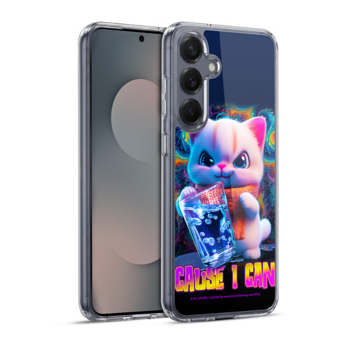 D.S. Valori Kitty And Puppy Kitty Cause I Can Soft Gel Case for Samsung Galaxy S25+ & MagSafe