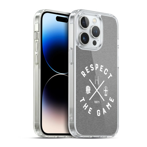 England Rugby Union Typography  Respect The Game Soft Gel Case for Apple iPhone 13 Pro & MagSafe