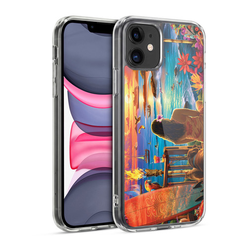 Michael David Ward Humor & Botanicals Paradise Soft Gel Case for Apple iPhone 11