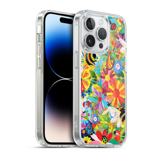 Michael David Ward Humor & Botanicals Happy Garden Soft Gel Case for Apple iPhone 13 Pro & MagSafe