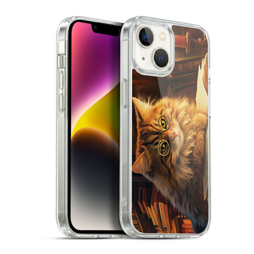 Michael David Ward Humor & Botanicals Boom Shop Kitty Soft Gel Case for Apple iPhone 14