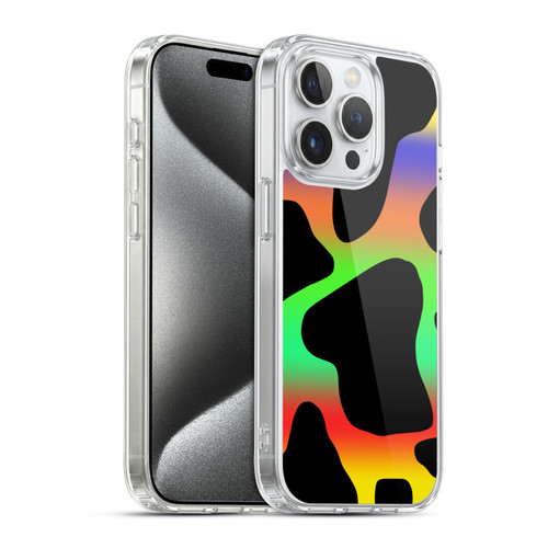 Grace Illustration Cow Prints Assorted Soft Gel Case for Apple iPhone 15 Pro & MagSafe