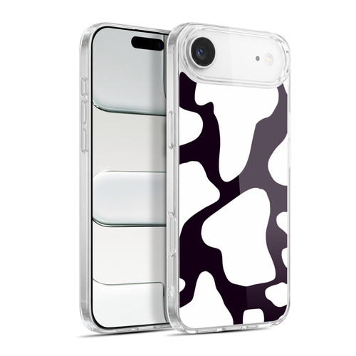 Grace Illustration Cow Prints Black And White Soft Gel Case for Apple iPhone 17 Air