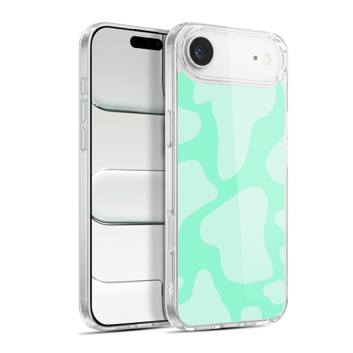 Grace Illustration Cow Prints Mint Green Soft Gel Case for Apple iPhone 17 Air