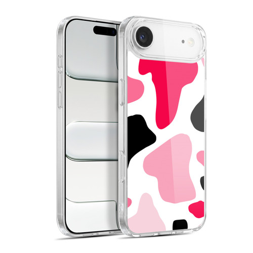 Grace Illustration Cow Prints Pink Soft Gel Case for Apple iPhone 17 Air