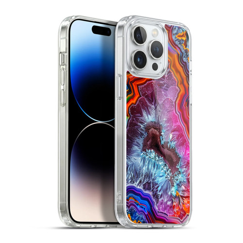 Haroulita Agates Colorful Soft Gel Case for Apple iPhone 13 Pro Max & MagSafe