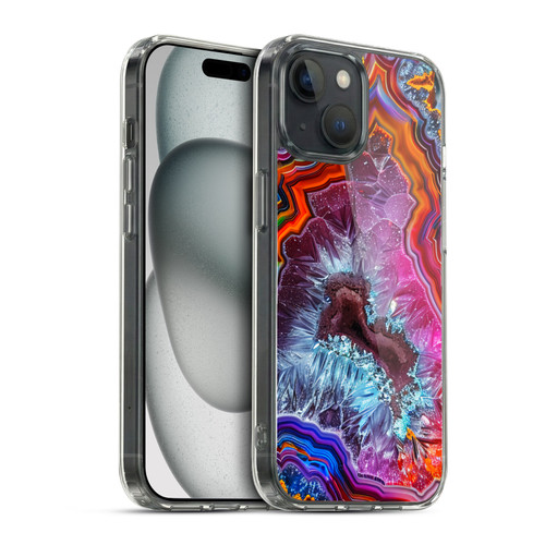 Haroulita Agates Colorful Soft Gel Case for Apple iPhone 15 & MagSafe