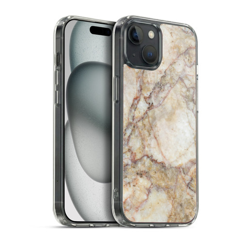 Haroulita Marble Taupe 2 Soft Gel Case for Apple iPhone 15 Plus & MagSafe