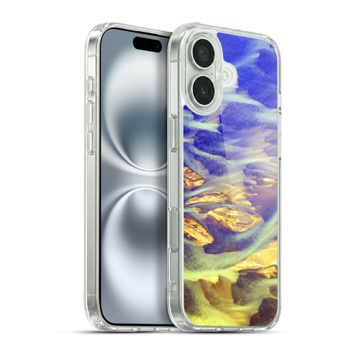 Haroulita Marble Wavy Day Soft Gel Case for Apple iPhone 16 Plus & MagSafe